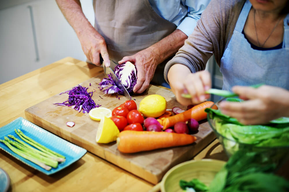 Family Cooking Kitchen Food Togetherness Concept