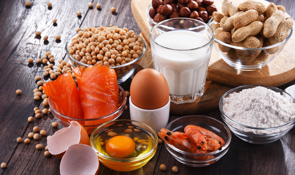 Foods that are associated with common food allergies